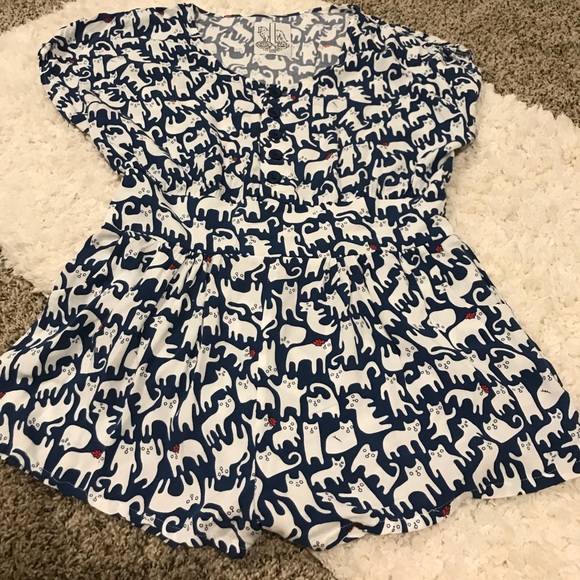 cat romper womens